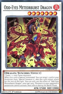 Odd-Eyes Meteorburst Dragon [LEDD-ENC31] Common | Fandemonia Ltd