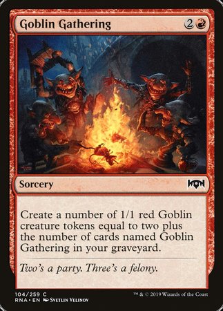 Goblin Gathering [Ravnica Allegiance] | Fandemonia Ltd