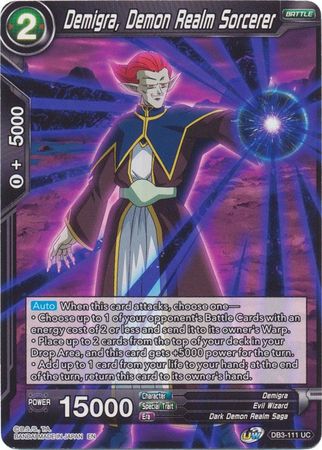 Demigra, Demon Realm Sorcerer [DB3-111] | Fandemonia Ltd