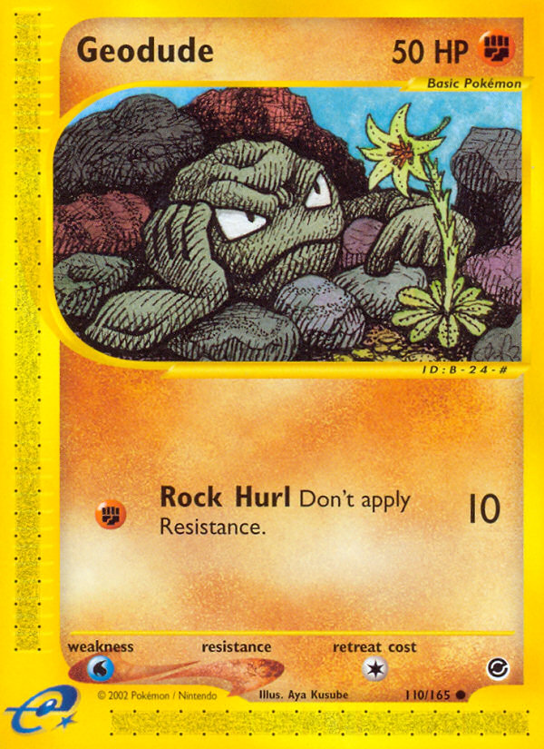 Geodude (110/165) [Expedition: Base Set] | Fandemonia Ltd