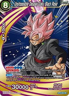 Unstoppable Despair Goku Black Rose [BT2-054] | Fandemonia Ltd