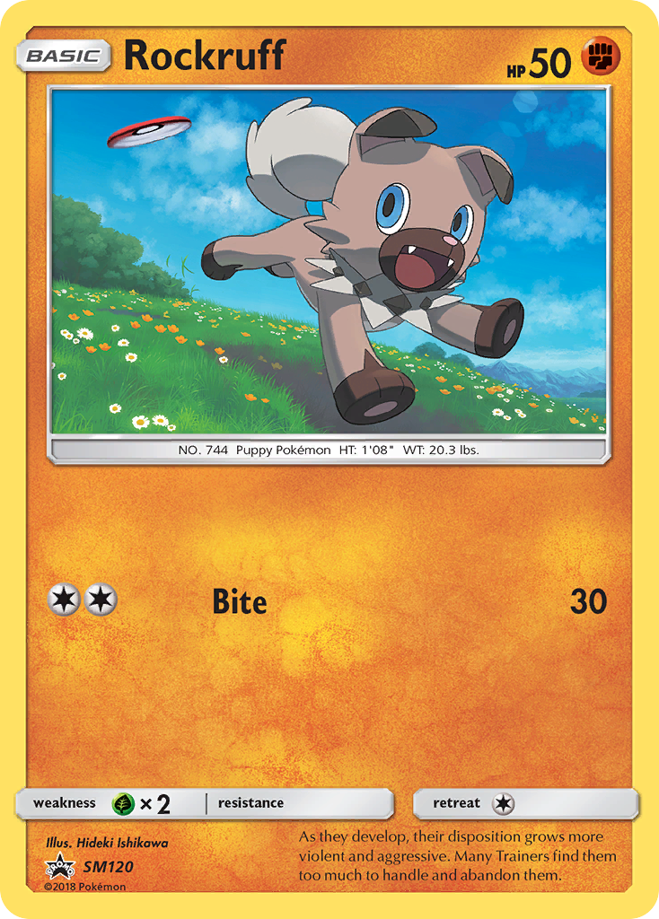 Rockruff (SM120) [Sun & Moon: Black Star Promos] | Fandemonia Ltd