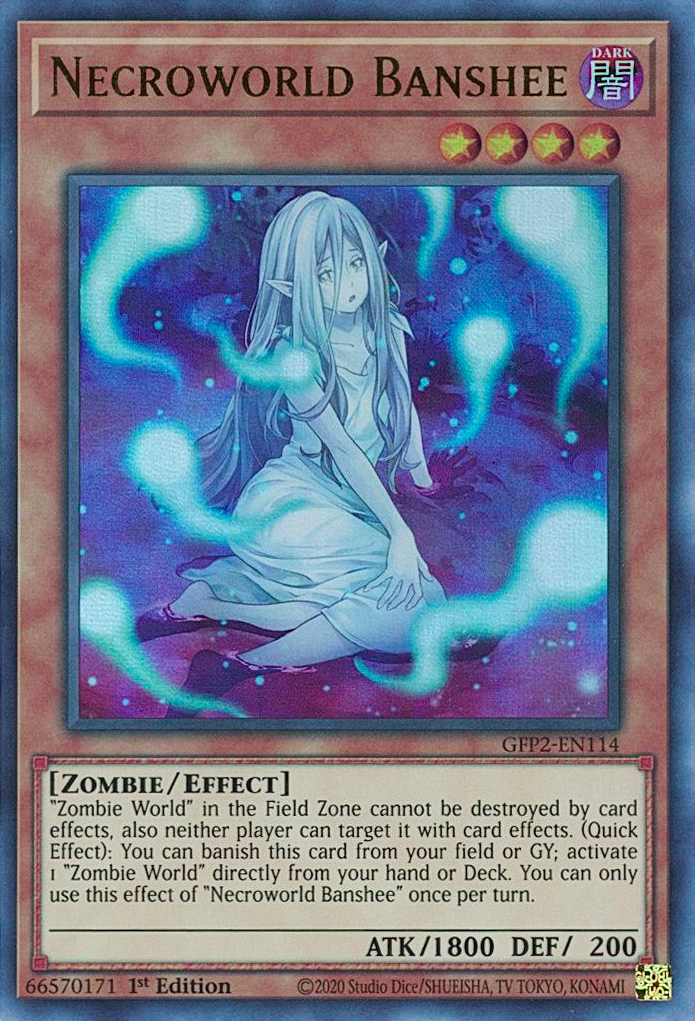 Necroworld Banshee [GFP2-EN114] Ultra Rare | Fandemonia Ltd