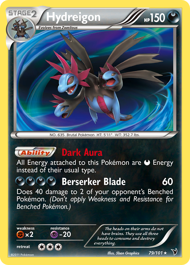 Hydreigon (79/101) [Black & White: Noble Victories] | Fandemonia Ltd