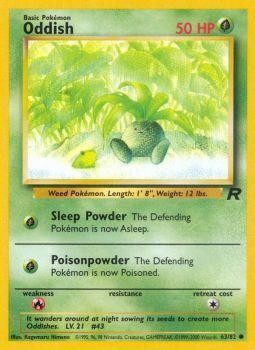 Oddish (63/82) [Team Rocket Unlimited] | Fandemonia Ltd