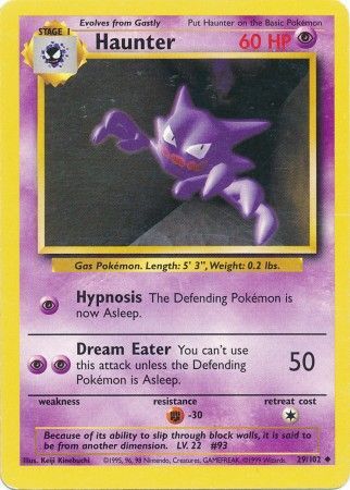 Haunter (29/102) [Base Set Unlimited] | Fandemonia Ltd