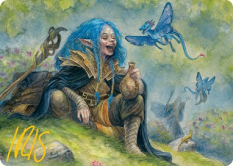 Feywild Trickster Art Card (Gold-Stamped Signature) [Dungeons & Dragons: Adventures in the Forgotten Realms Art Series] | Fandemonia Ltd