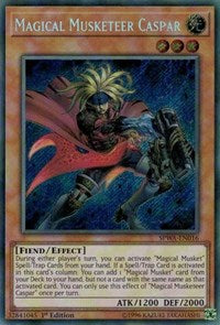 Magical Musketeer Caspar [SPWA-EN016] Secret Rare | Fandemonia Ltd