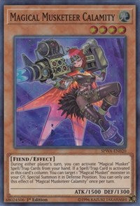 Magical Musketeer Calamity [SPWA-EN020] Super Rare | Fandemonia Ltd