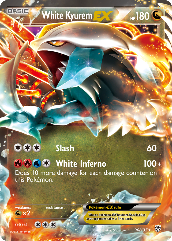 White Kyurem EX (96/135) [Black & White: Plasma Storm] | Fandemonia Ltd