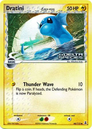 Dratini (66/113) (Delta Species) (Stamped) [EX: Delta Species] | Fandemonia Ltd