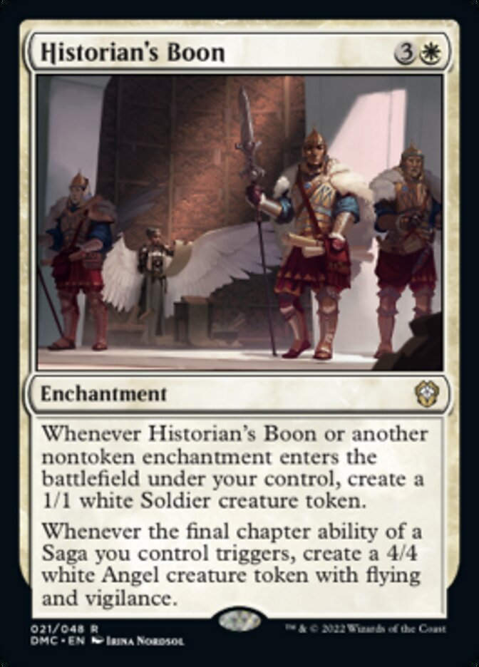 Historian's Boon [Dominaria United Commander] | Fandemonia Ltd