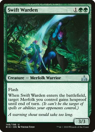 Swift Warden [Rivals of Ixalan] | Fandemonia Ltd