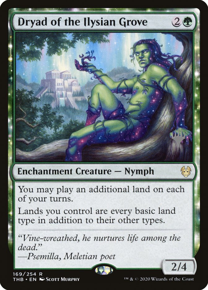 Dryad of the Ilysian Grove (Promo Pack) [Theros Beyond Death Promos] | Fandemonia Ltd