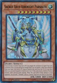 Sacred Arch-Airknight Parshath [SR05-EN001] Ultra Rare | Fandemonia Ltd