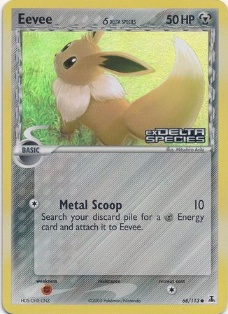 Eevee (68/113) (Delta Species) (Stamped) [EX: Delta Species] | Fandemonia Ltd