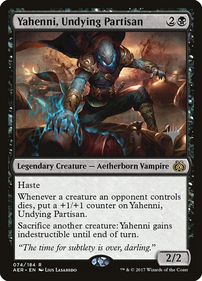 Yahenni, Undying Partisan (Promo Pack) [Aether Revolt Promos] | Fandemonia Ltd