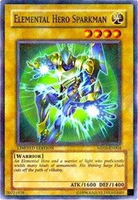 Elemental HERO Sparkman [MF03-EN004] Parallel Rare | Fandemonia Ltd