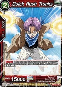 Quick Rush Trunks [BT3-011] | Fandemonia Ltd