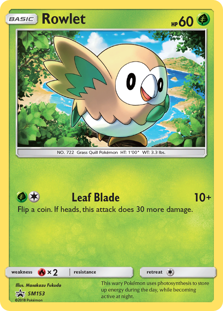 Rowlet (SM153) [Sun & Moon: Black Star Promos] | Fandemonia Ltd