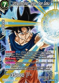 Ultra Instinct -Sign- Son Goku [BT3-033] | Fandemonia Ltd