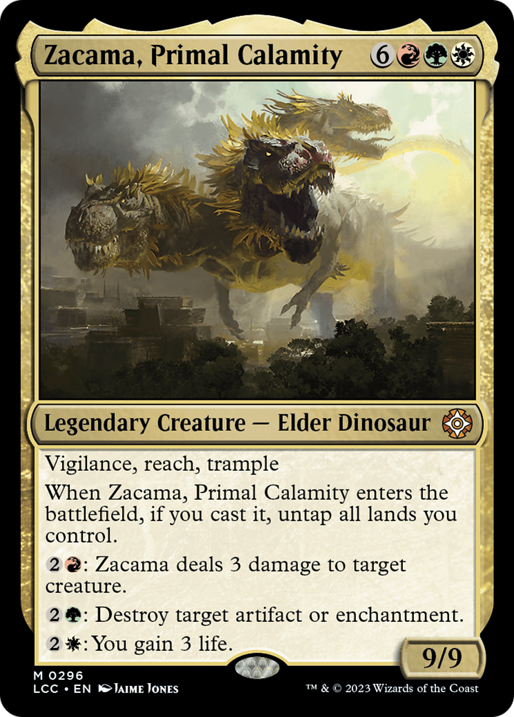 Zacama, Primal Calamity [The Lost Caverns of Ixalan Commander] | Fandemonia Ltd