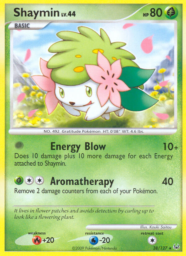 Shaymin (38/127) (Theme Deck Exclusive) [Platinum: Base Set] | Fandemonia Ltd