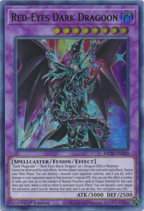 Red-Eyes Dark Dragoon [MP20-EN249] Ultra Rare | Fandemonia Ltd