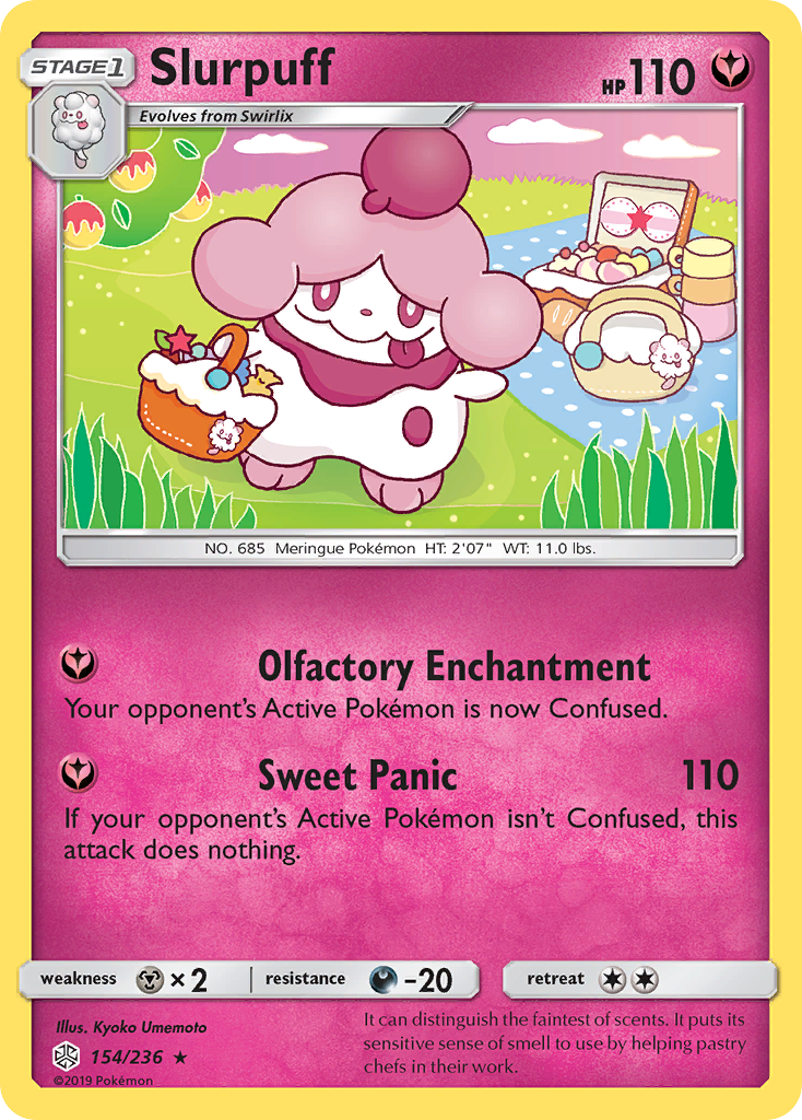 Slurpuff (154/236) [Sun & Moon: Cosmic Eclipse] | Fandemonia Ltd