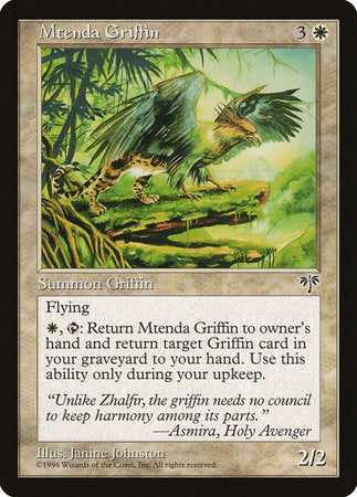 Mtenda Griffin [Mirage] | Fandemonia Ltd