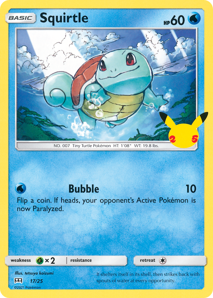 Squirtle (17/25) [McDonald's 25th Anniversary] | Fandemonia Ltd