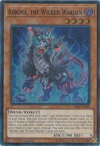 Ahrima, the Wicked Warden [SR06-EN002] Super Rare | Fandemonia Ltd