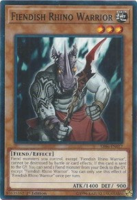 Fiendish Rhino Warrior [SR06-EN017] Common | Fandemonia Ltd