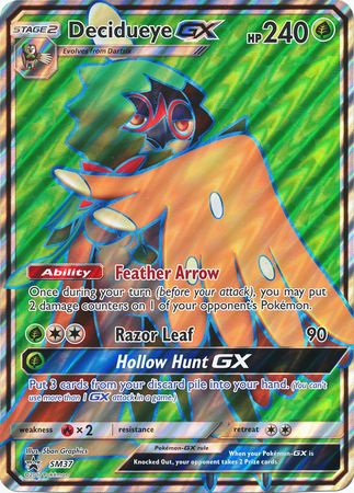 Decidueye GX (SM37) (Jumbo Card) [Sun & Moon: Black Star Promos] | Fandemonia Ltd