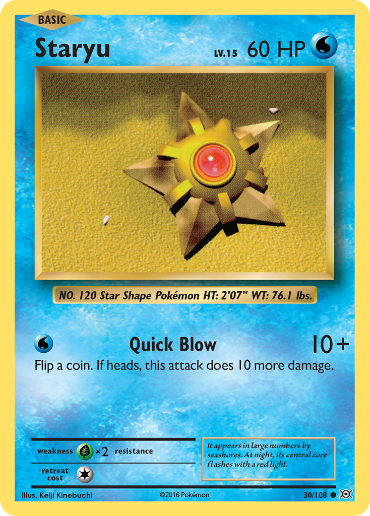 Staryu (30/108) [XY: Evolutions] | Fandemonia Ltd