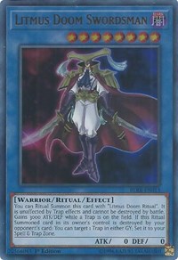 Litmus Doom Swordsman [BLRR-EN013] Ultra Rare | Fandemonia Ltd