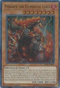 Pyrorex the Elemental Lord [BLRR-EN069] Ultra Rare | Fandemonia Ltd