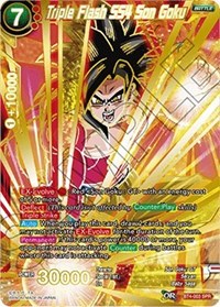 Triple Flash SS4 Son Goku (SPR) [BT4-003] | Fandemonia Ltd