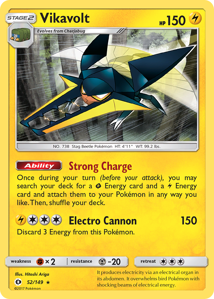 Vikavolt (52/149) [Sun & Moon: Base Set] | Fandemonia Ltd