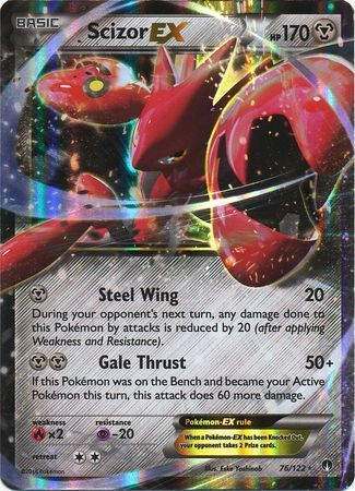 Scizor EX (76/122) (Jumbo Card) [XY: BREAKpoint] | Fandemonia Ltd