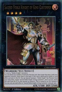 Sacred Noble Knight of King Custennin [CYHO-EN089] Ultra Rare | Fandemonia Ltd