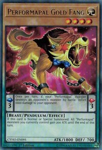 Performapal Gold Fang [CYHO-EN095] Rare | Fandemonia Ltd