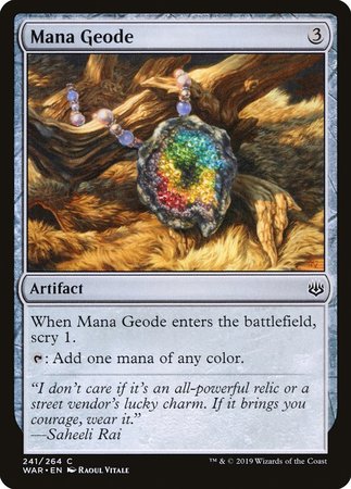 Mana Geode [War of the Spark] | Fandemonia Ltd