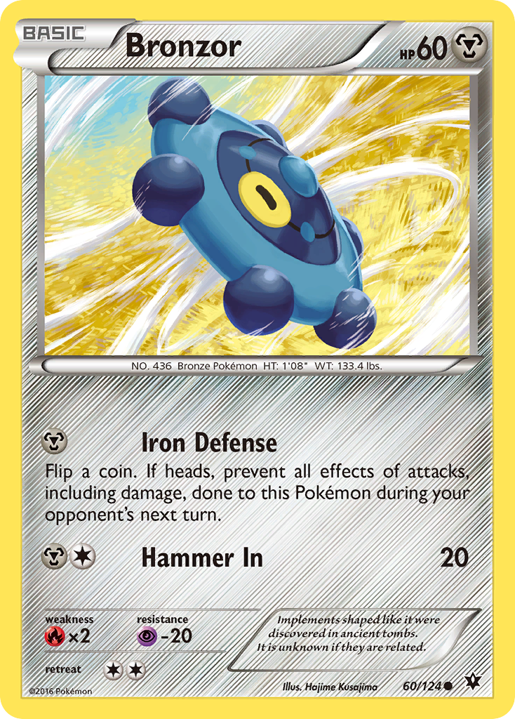 Bronzor (60/124) [XY: Fates Collide] | Fandemonia Ltd