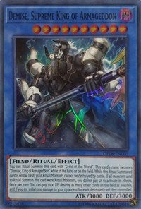 Demise, Supreme King of Armageddon [OP08-EN005] Super Rare | Fandemonia Ltd