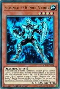 Elemental HERO Solid Soldier [CT15-EN003] Ultra Rare | Fandemonia Ltd