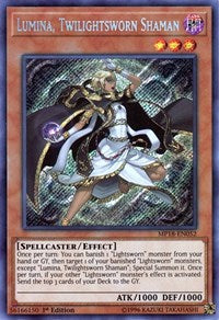 Lumina, Twilightsworn Shaman [MP18-EN052] Secret Rare | Fandemonia Ltd