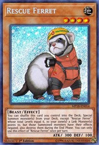 Rescue Ferret [MP18-EN054] Secret Rare | Fandemonia Ltd