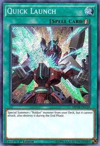 Quick Launch [MP18-EN139] Secret Rare | Fandemonia Ltd