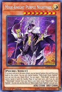 Mekk-Knight Purple Nightfall [MP18-EN183] Secret Rare | Fandemonia Ltd